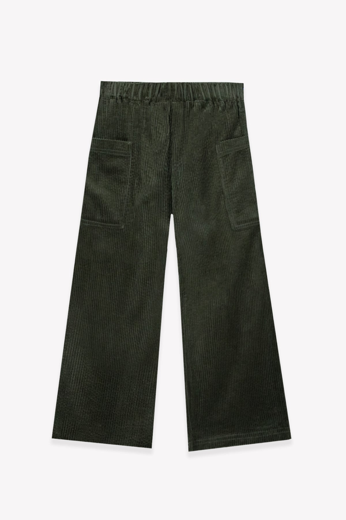 Broek - Lauren van kaki fluweel