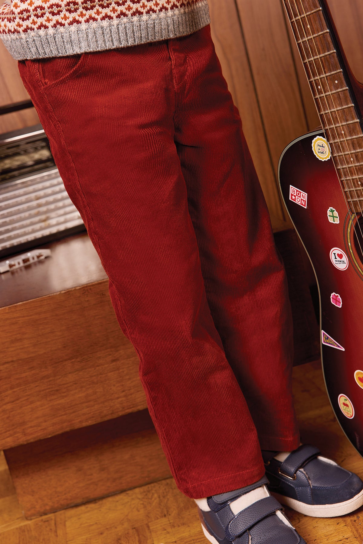 Trousers - Play Chestnut Velvet