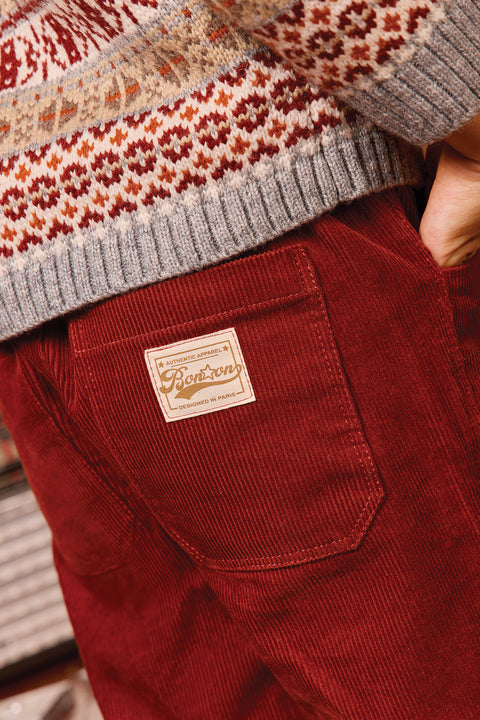 Pantalon - Play Chestnut Velours - Image principale