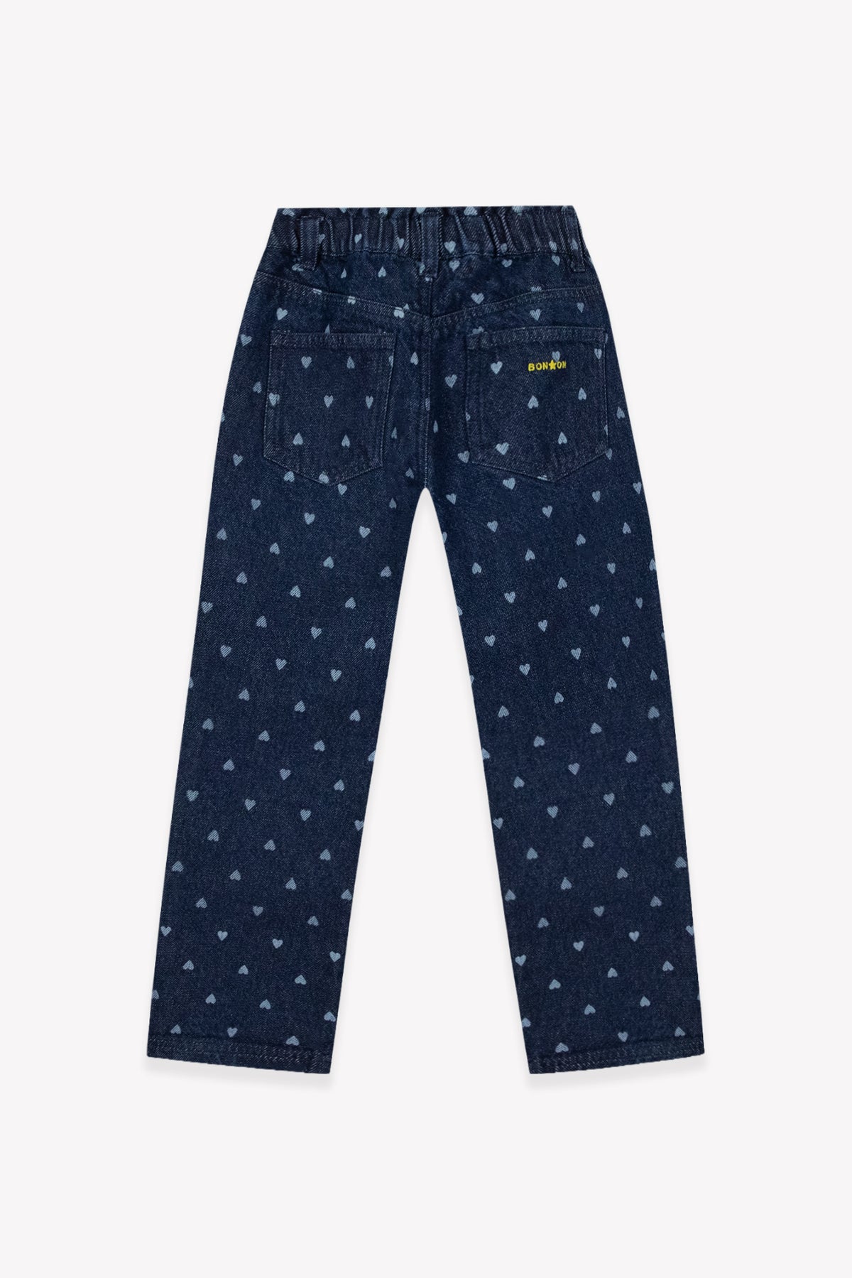 Vaqueros - Lino de denim con corazones de algodón