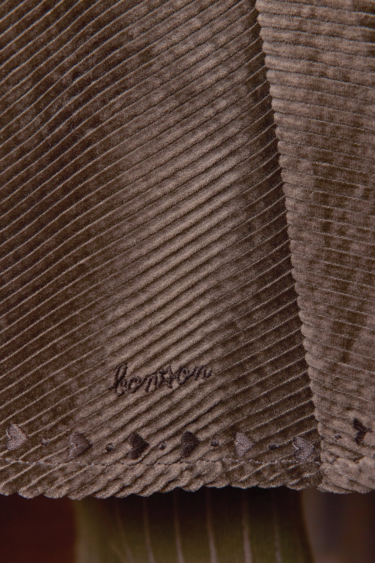 Skirt - Patine khaki velvet
