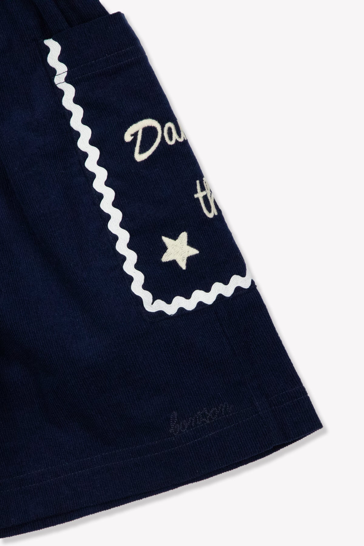 Skirt - Ruche Sailor Blue Cotton