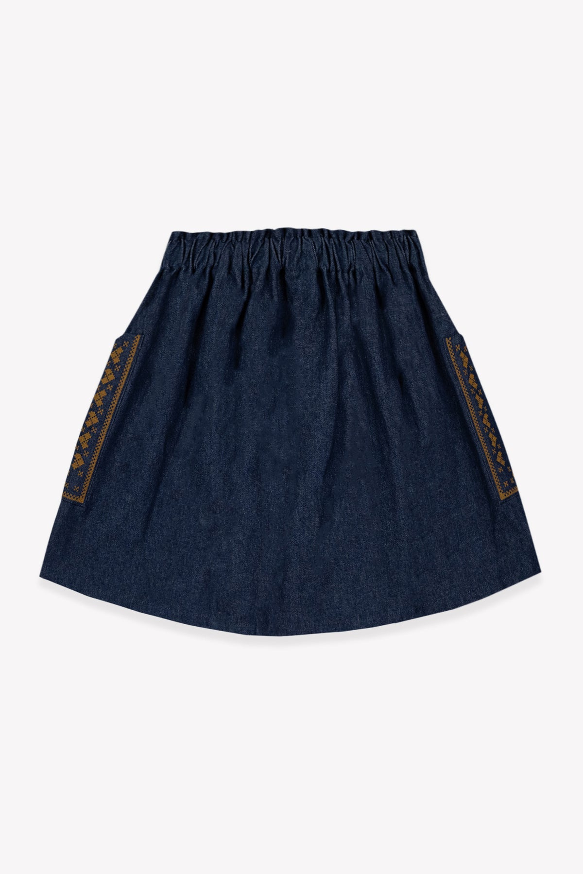 Jupe - Ruche Chambray Coton