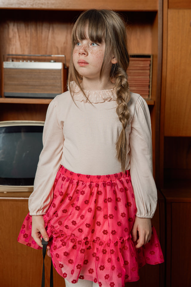 T-shirt - Piris Rose Baby Coton - Image principale