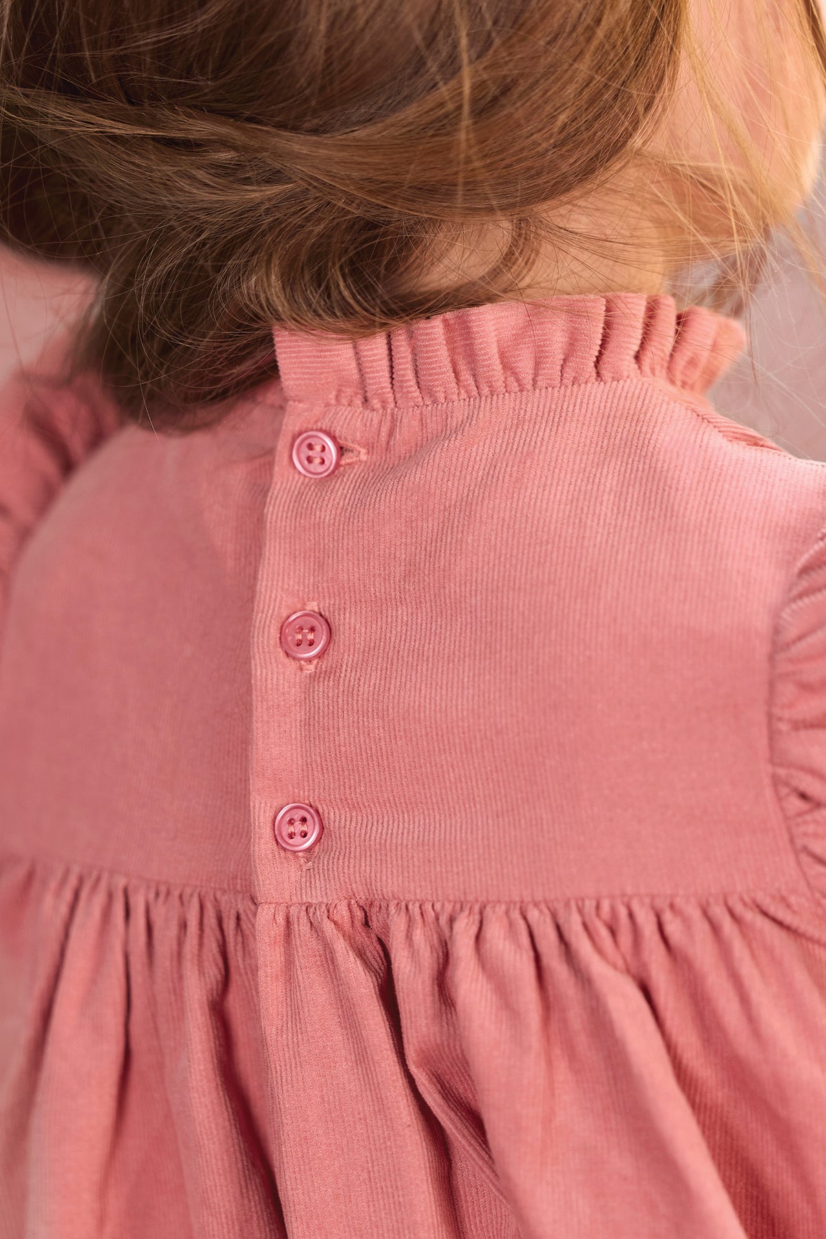 Dress - Pauline baby pink cotton