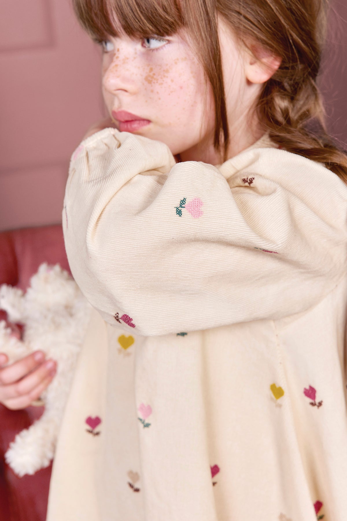 Vestido - Muñeca de corazones de algodón