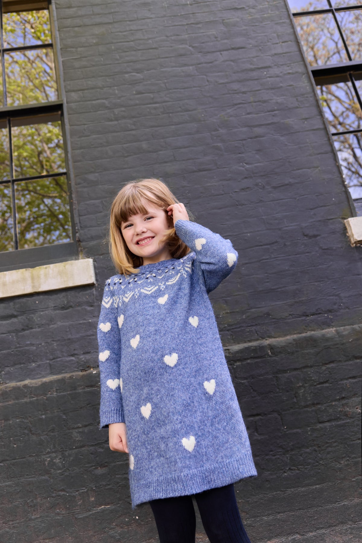 Robe - Pastel Sailor Blue Jacquard