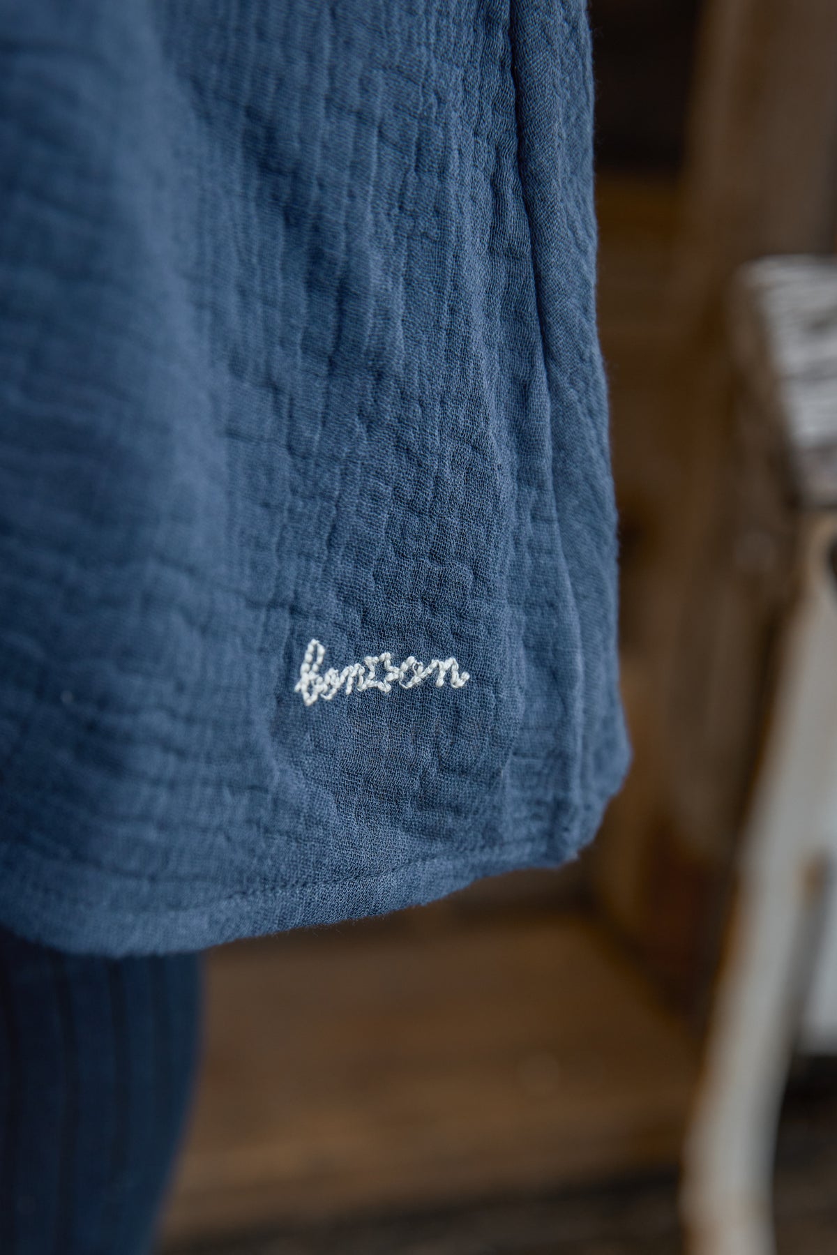 Robe - Penelope Sailor Blue Coton