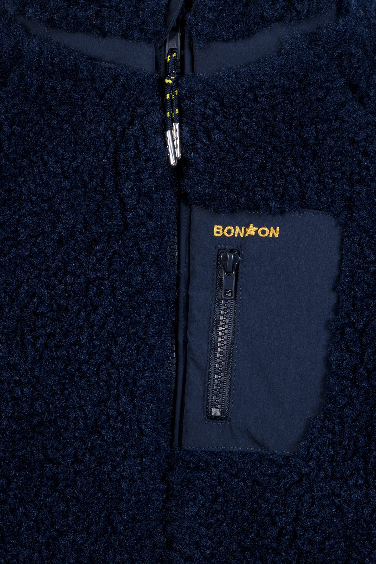 Chaqueta - Pao azul marino de borreguito
