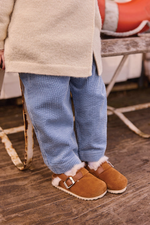 Pantalon - Paco Bleu Velours - Image principale