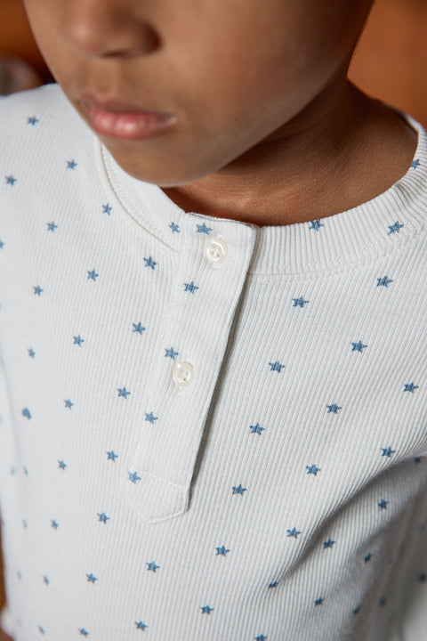 Pyjama - Polochon Star Print Blue Coton - Image principale