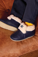 Chaussons - Doudou Fourré Bleu