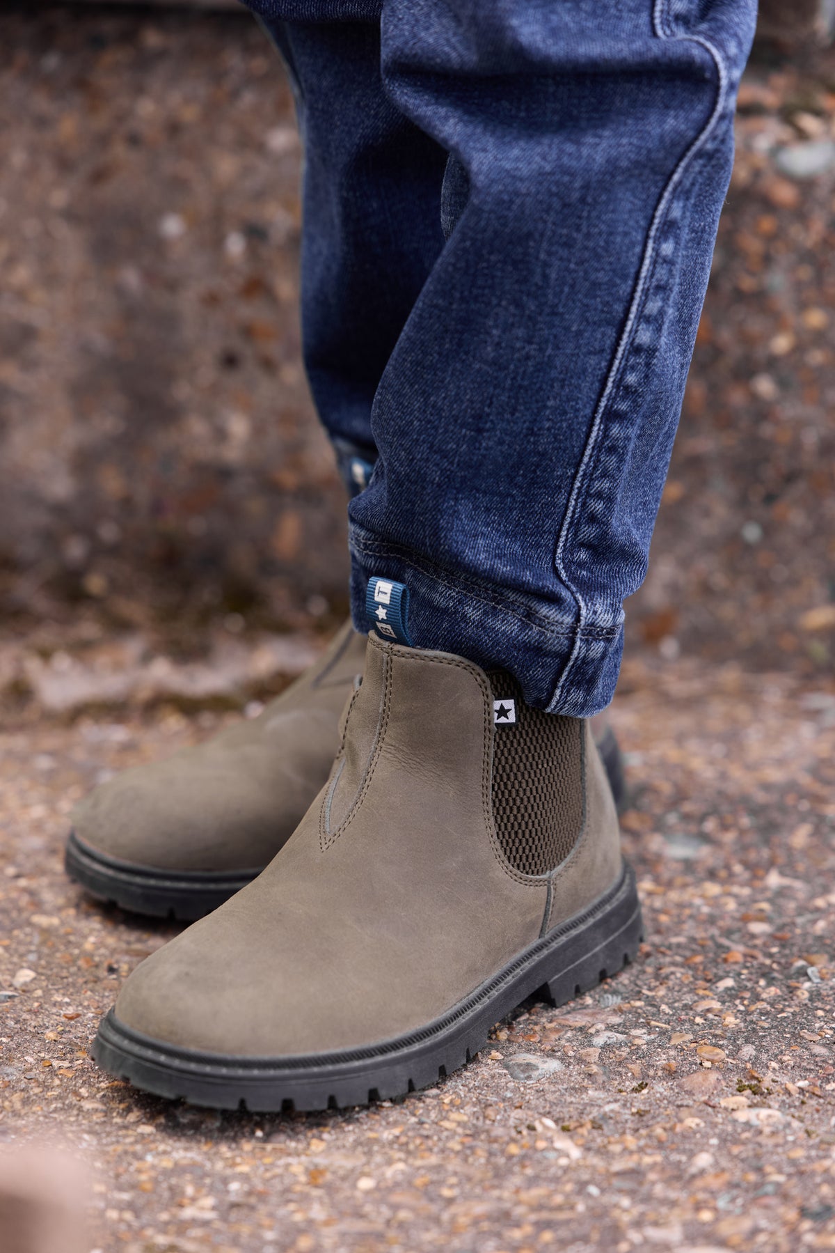 Boots - Chelsea Greyish Brown