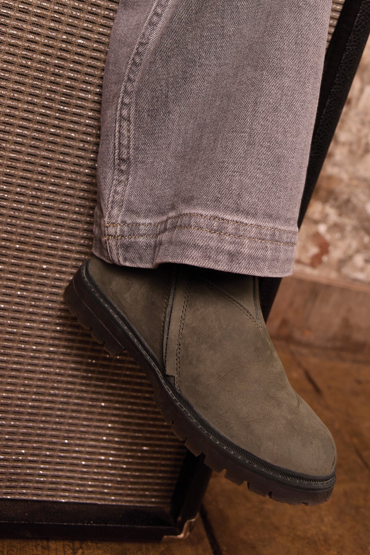 Boots - Chelsea Greyish Brown
