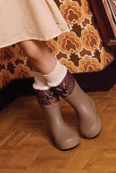 Botas - Ploc marrones de pelo sintético