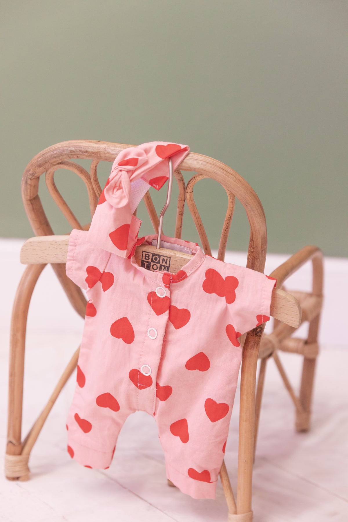 Puppenzubehör - Set Lili Herz Bonton + Minikane