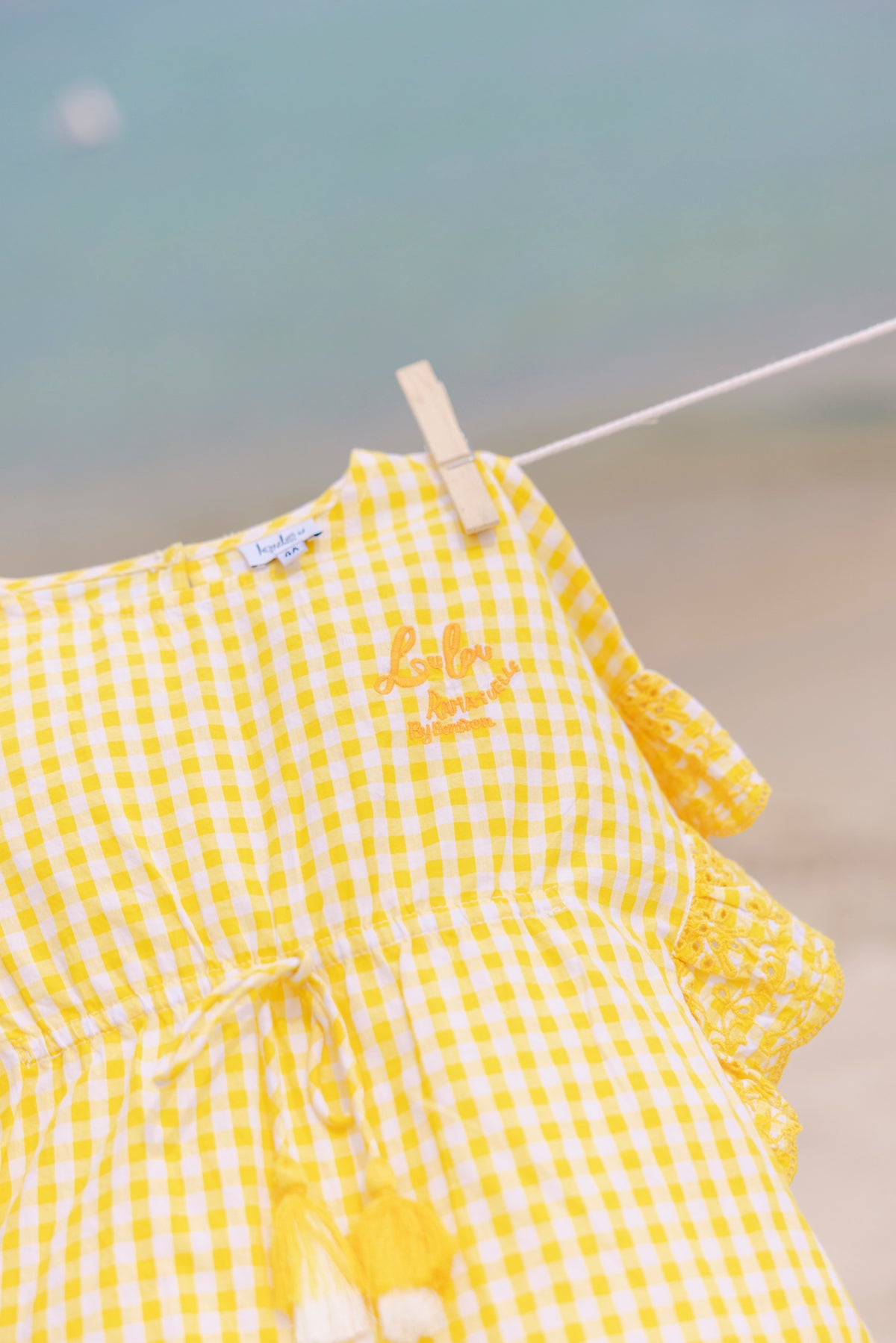 Blouse - Gelb kariert Loulou x Bonton