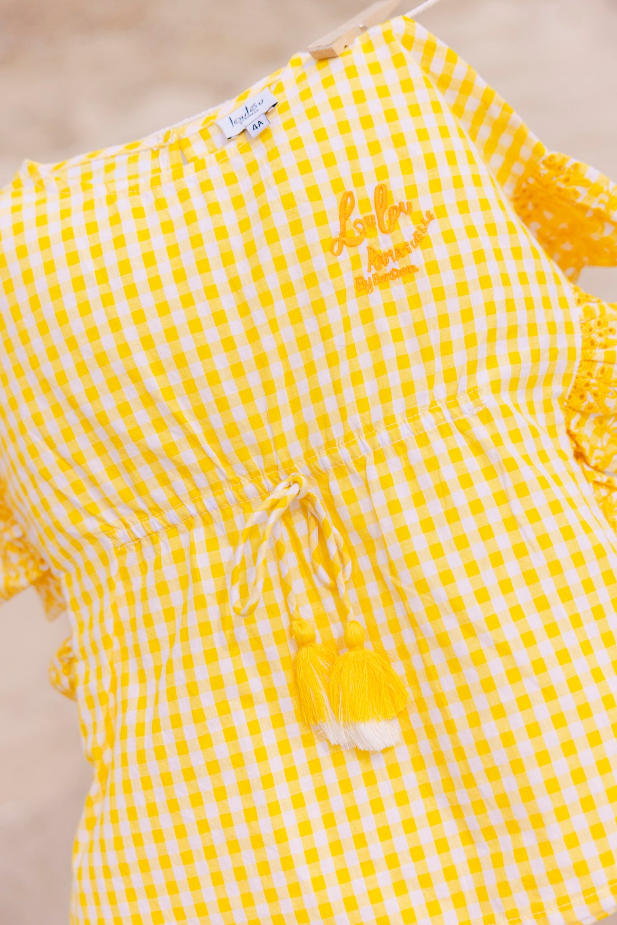 Blouse - Gelb kariert Loulou x Bonton