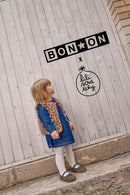 Reversible cardigan - Beti Blue Denim Bonton x Lili Scratchy