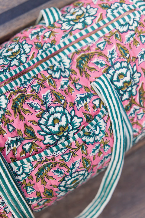 Sac de voyage - Imprimé rose - Image principale