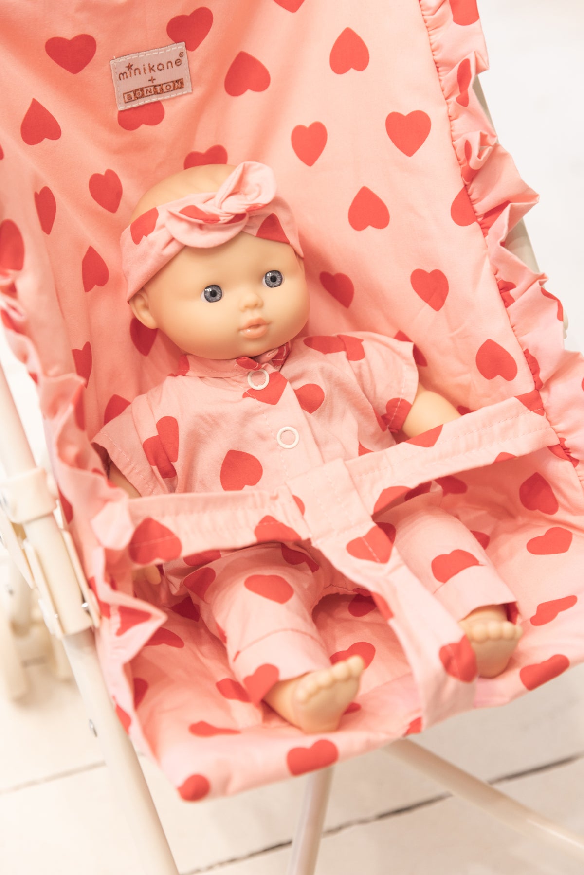 Puppenzubehör - Set Lili Herz Bonton + Minikane