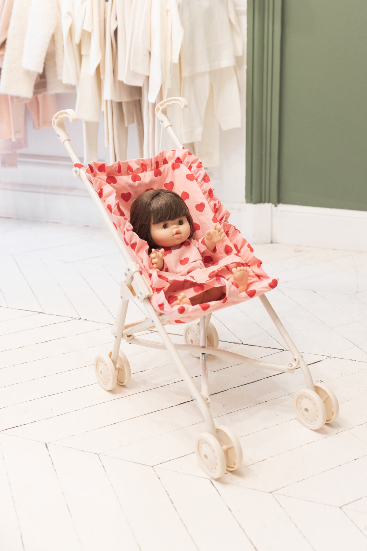 Baby doll accessory - Faustine heart outfit Bonton + Minikane