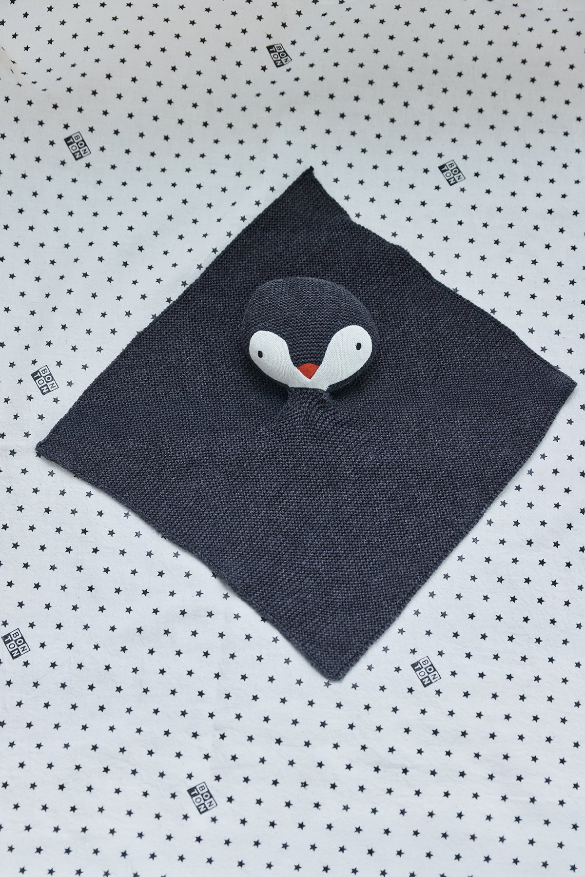 Doudou - Pingouin Tim gris foncé